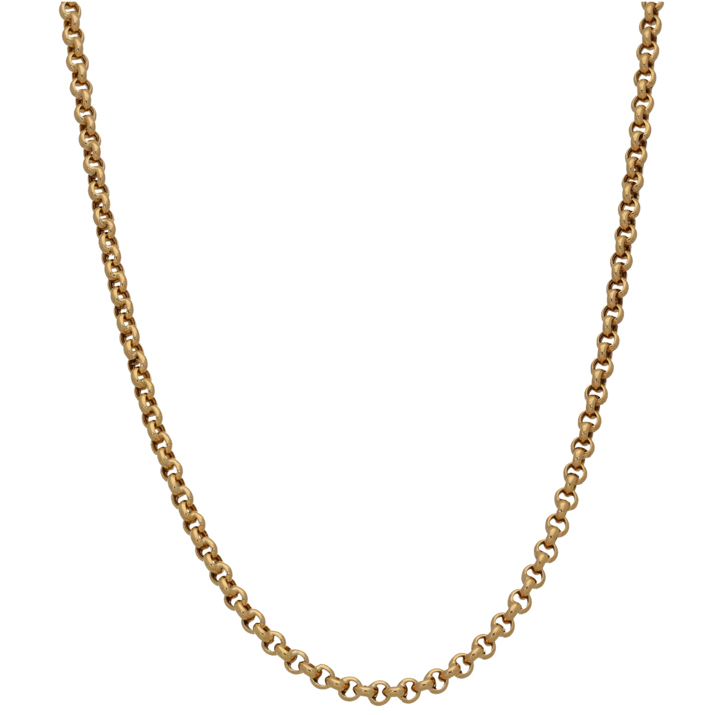 9ct Gold Belcher Chain 18"