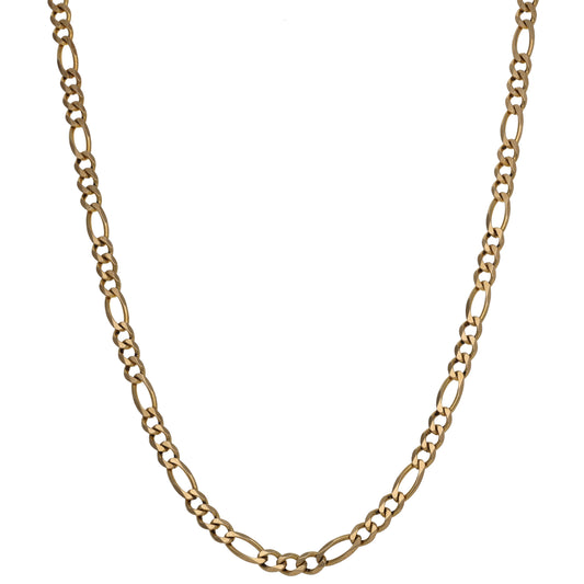 9ct Gold Figaro Chain 24"
