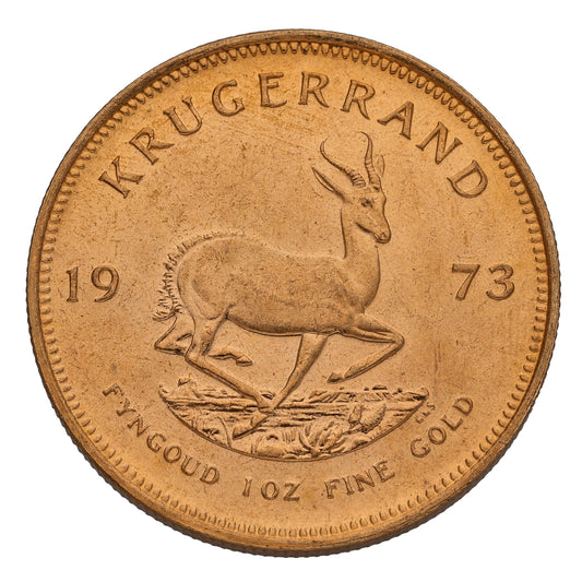 22ct Gold 1 OZ Krugerrand Coin 1973
