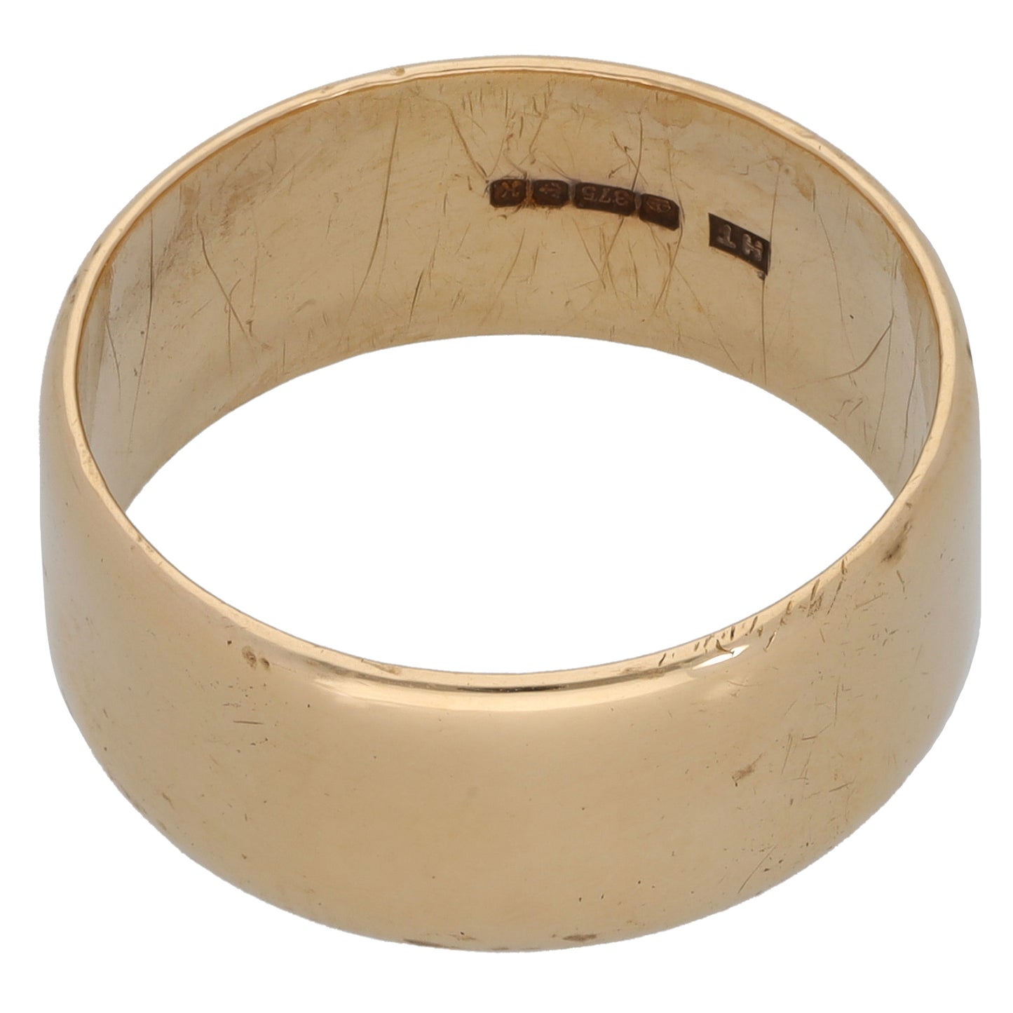 9ct Gold Plain Wedding Ring Size U