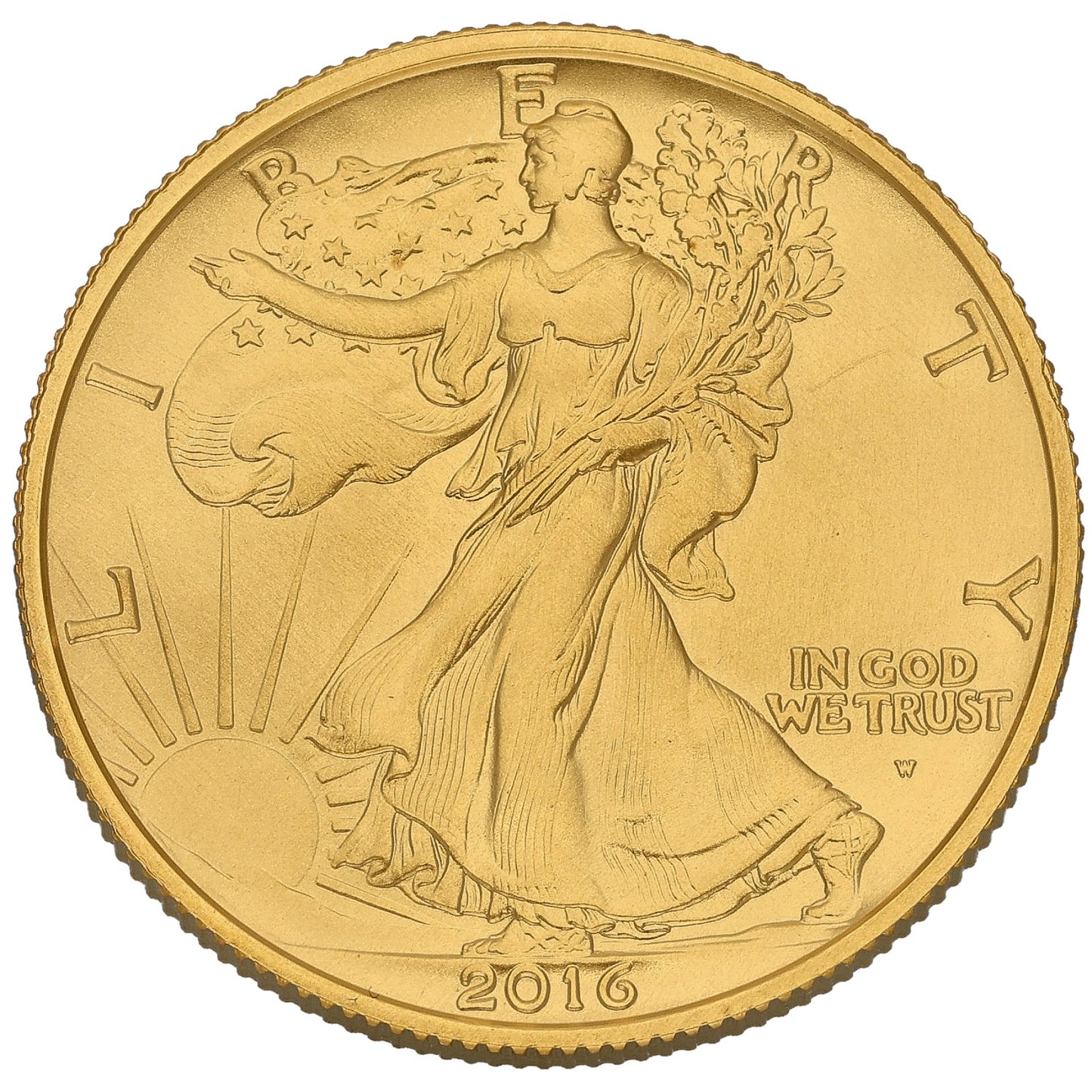 22ct Gold USA Eagle 1/2 OZ Coin 2016