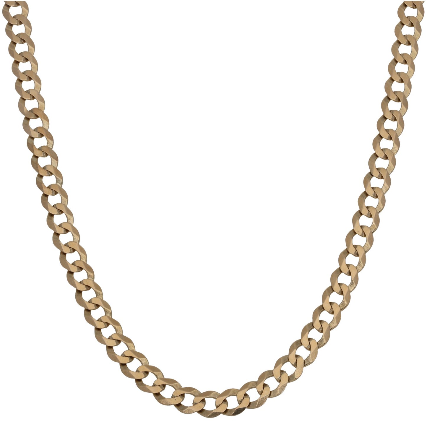 9ct Gold Curb Chain 20"
