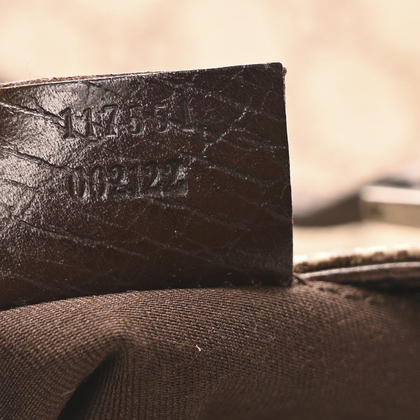 Gucci GG Monogram Plus Flat Vertical Coated Canvas Tote Bag  - Dark Brown