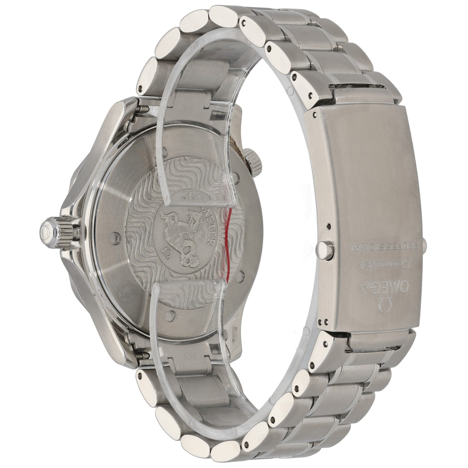 Omega Seamaster 2254.50.00, Black Dial, Stainless Steel, Rear Angle Image