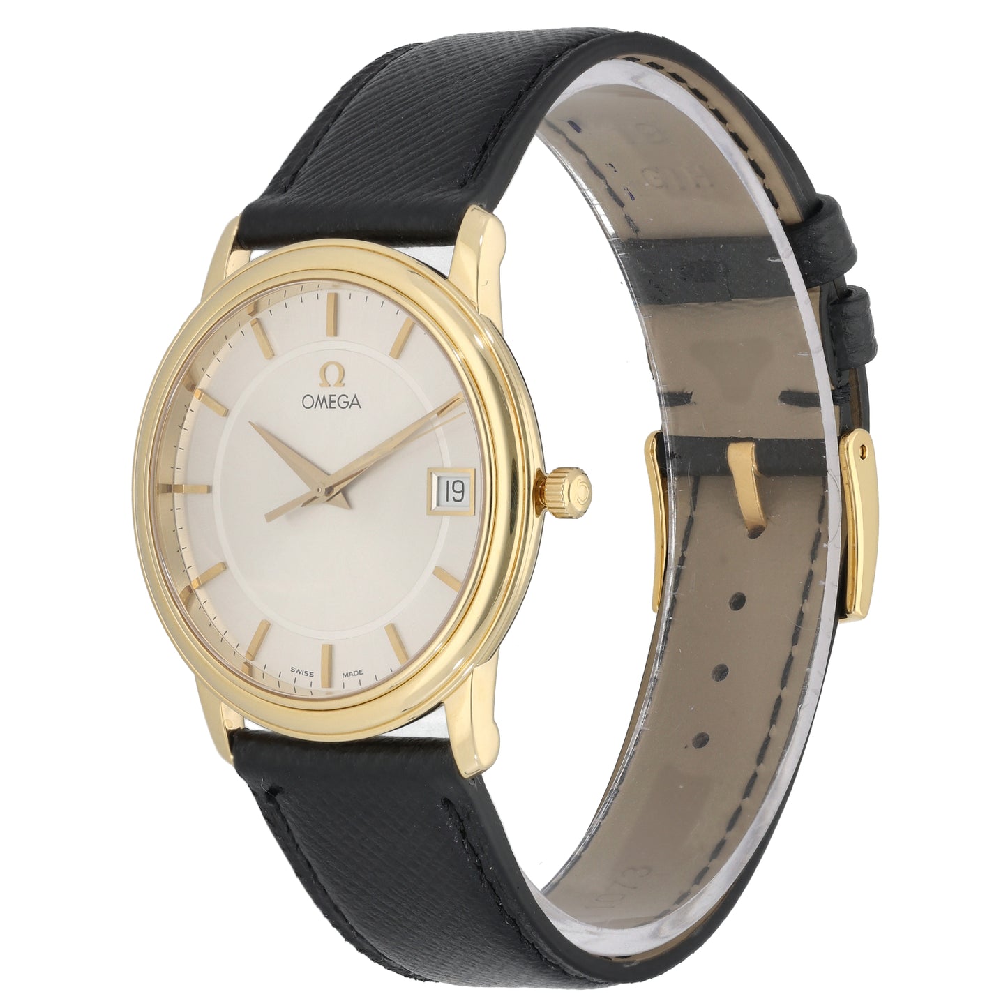 Omega De Ville 34mm Gold Watch