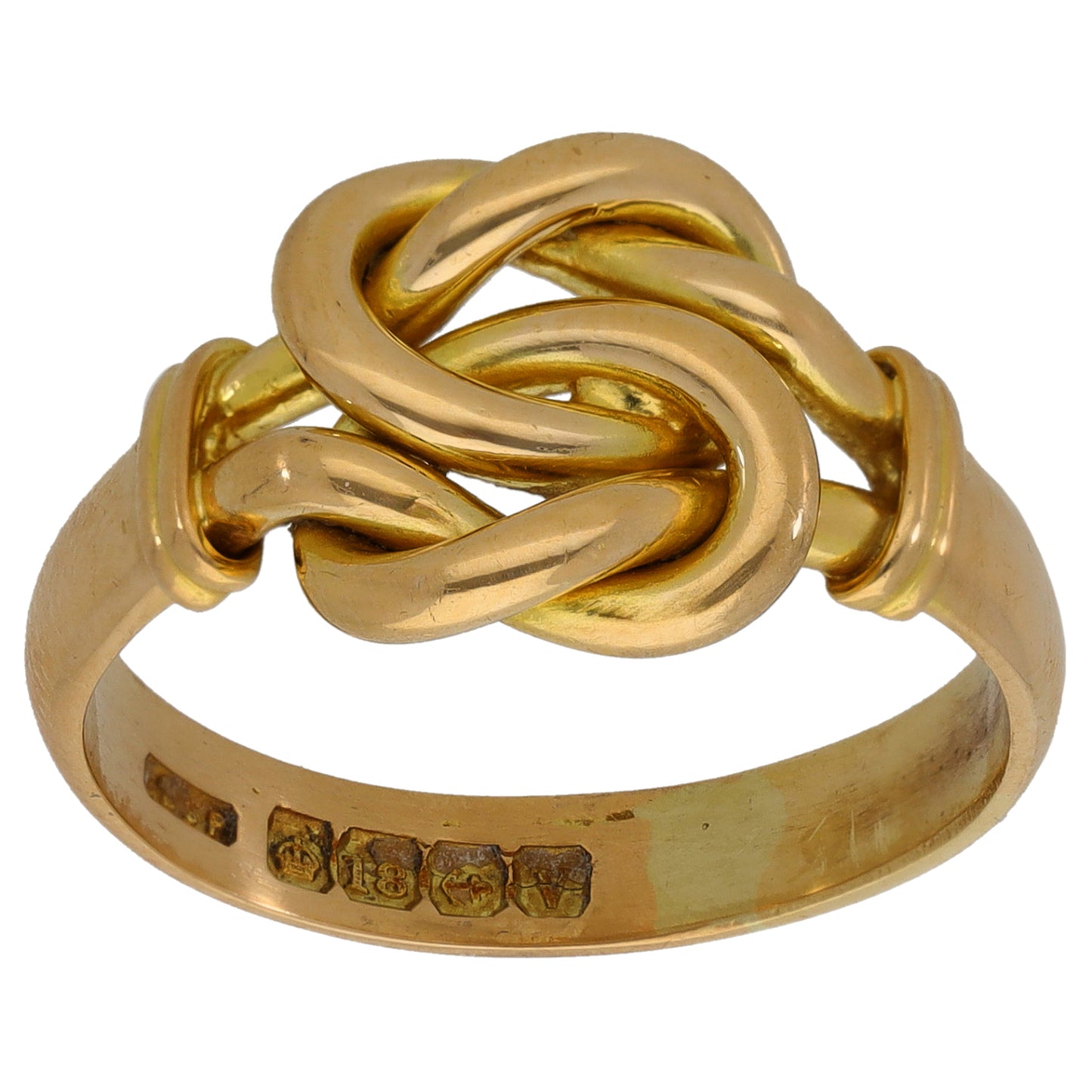 18ct Gold Knot Ring Size U