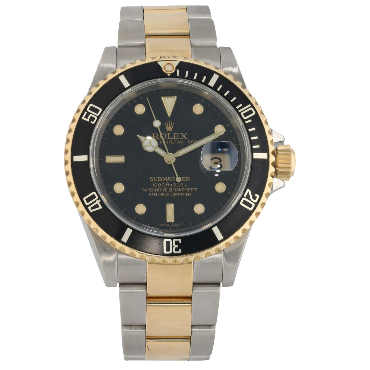 Rolex Submariner 16613T 40mm Bi-Colour Watch