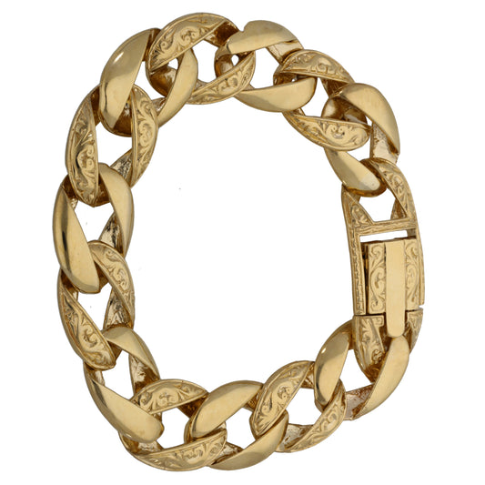 9ct Gold Curb Bracelet