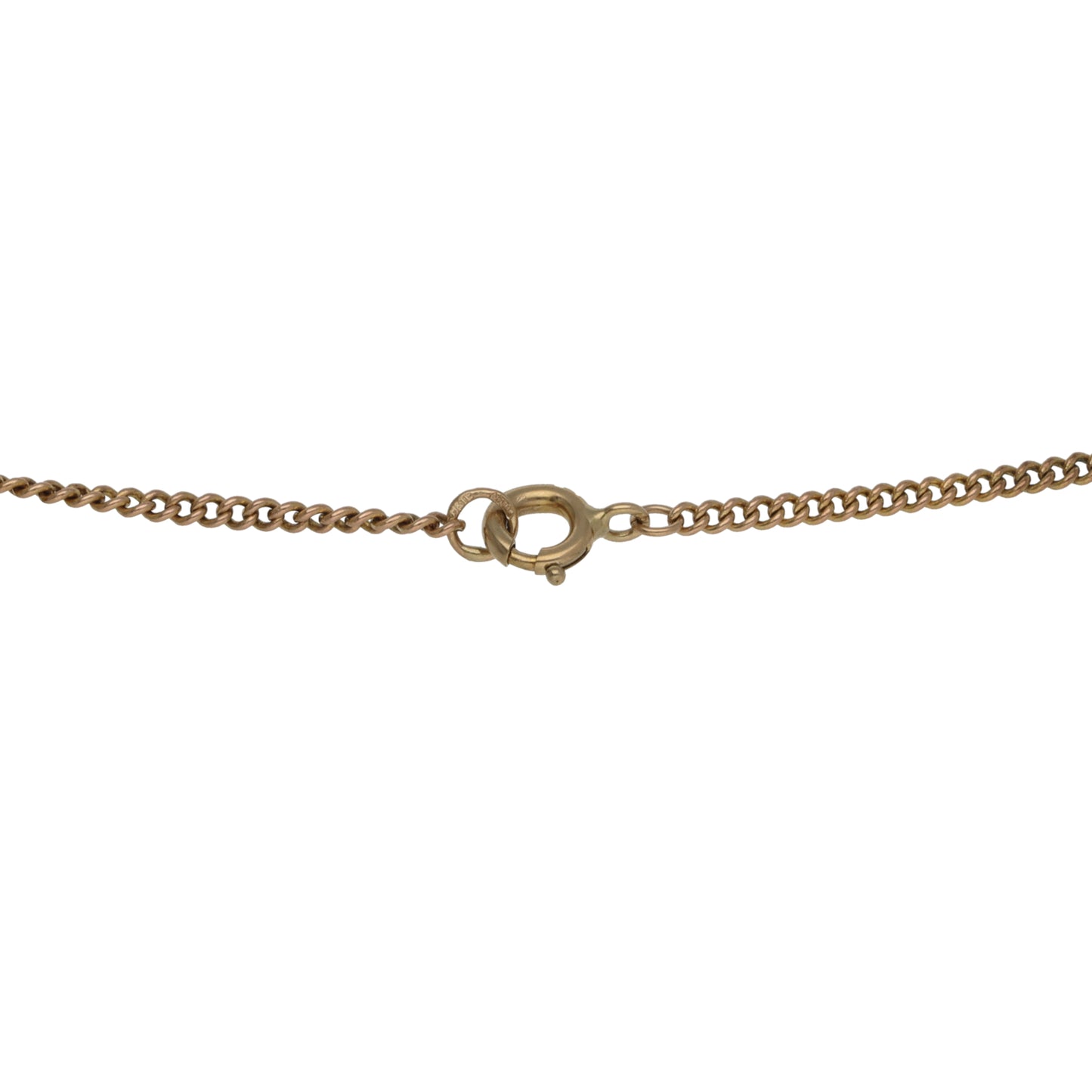 9ct Gold Curb Chain 16"