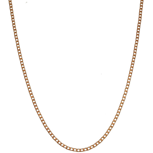 9ct Gold Curb Chain 20"