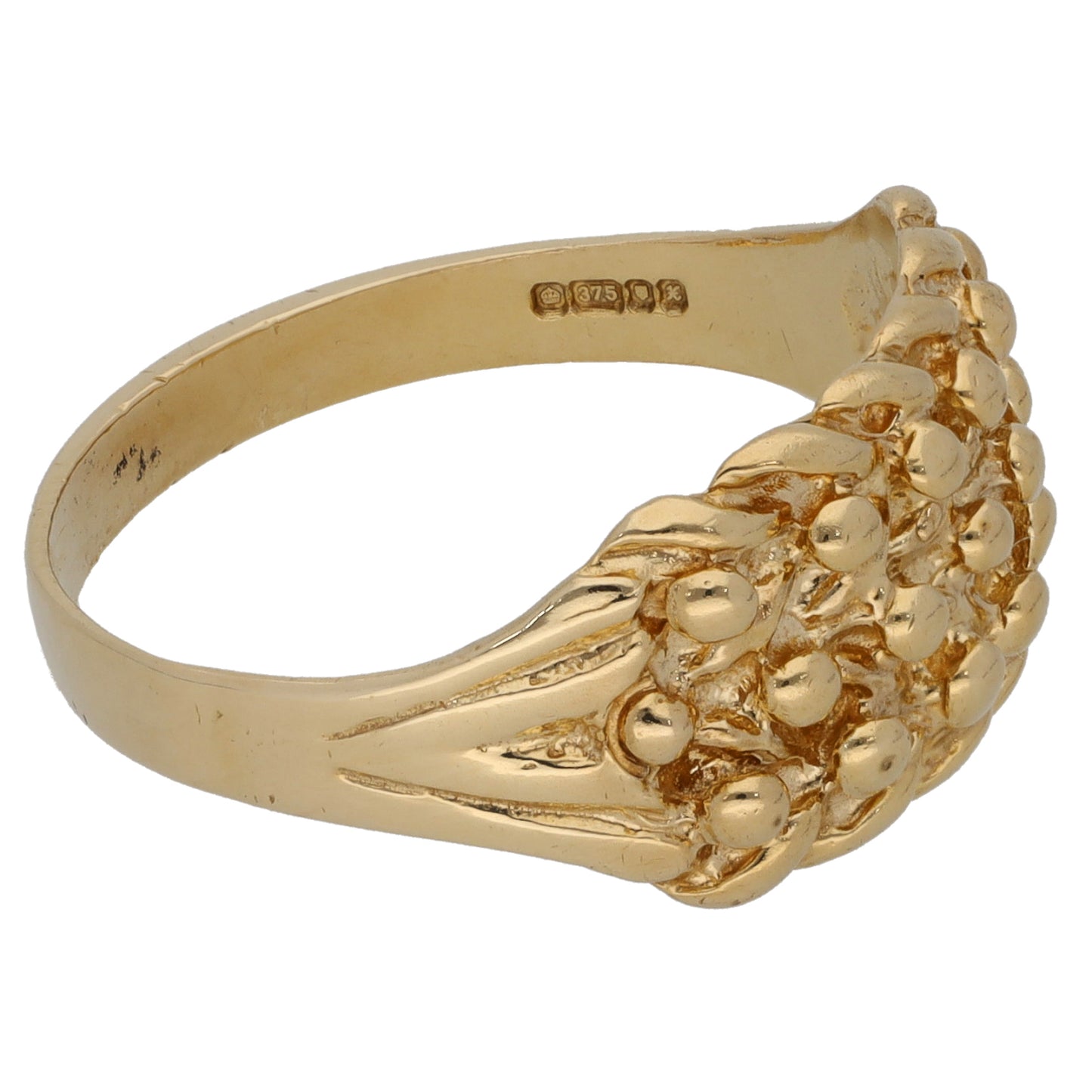 9ct Gold Keeper Ring Size R