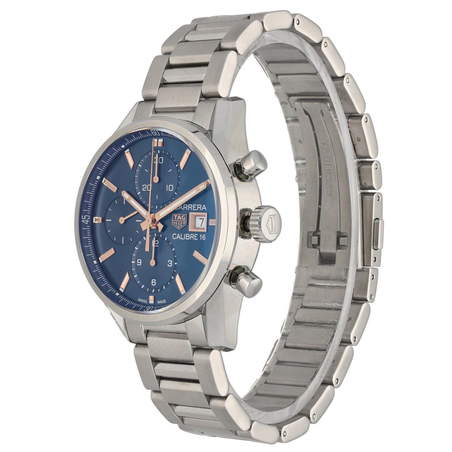 Tag Heuer Carrera CBK2115 41mm Stainless Steel Watch