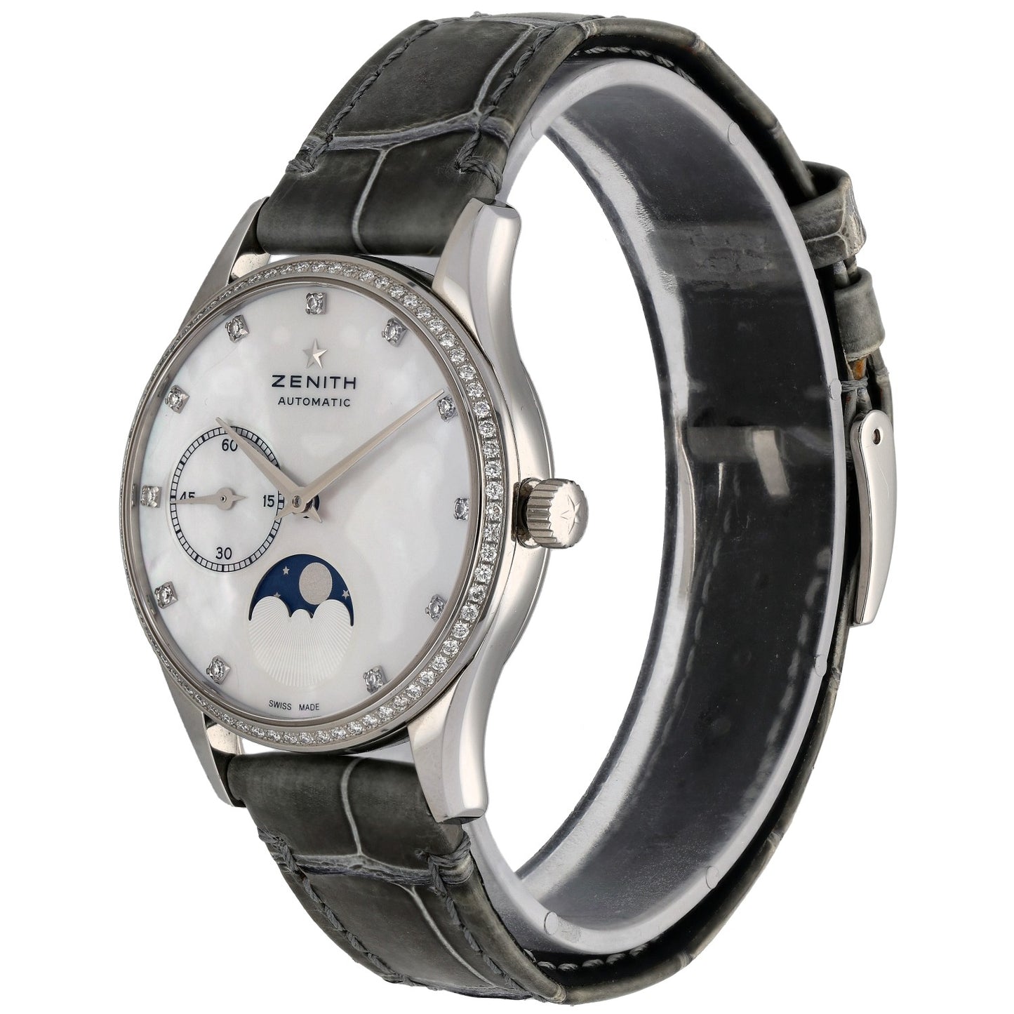 Zenith Elite Ultra Thin 16.2310.692 33mm Stainless Steel Watch (Ex-Display)