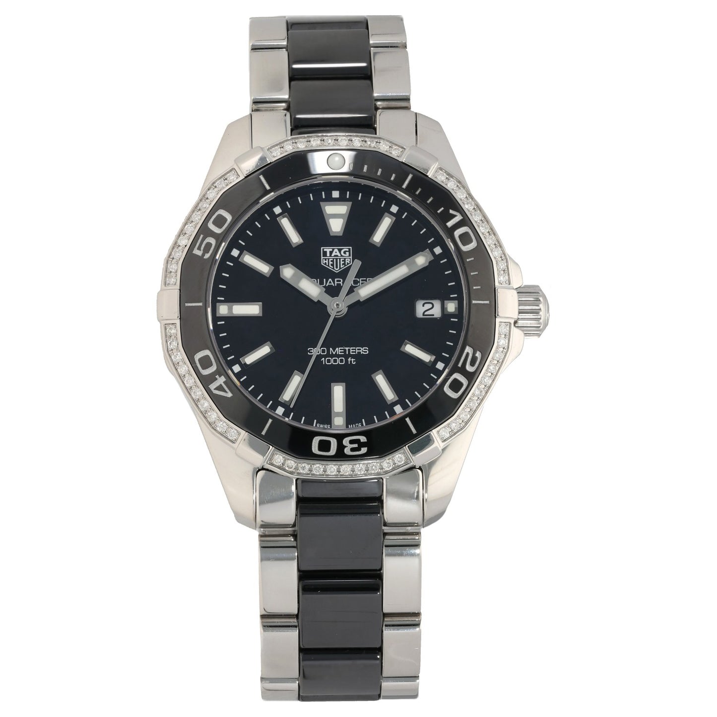 Tag Heuer Aquaracer WAY131G 35mm Stainless Steel Watch