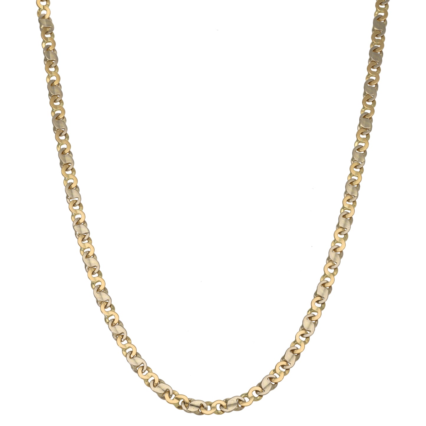 18ct Bicolour Gold Other Chain 20"