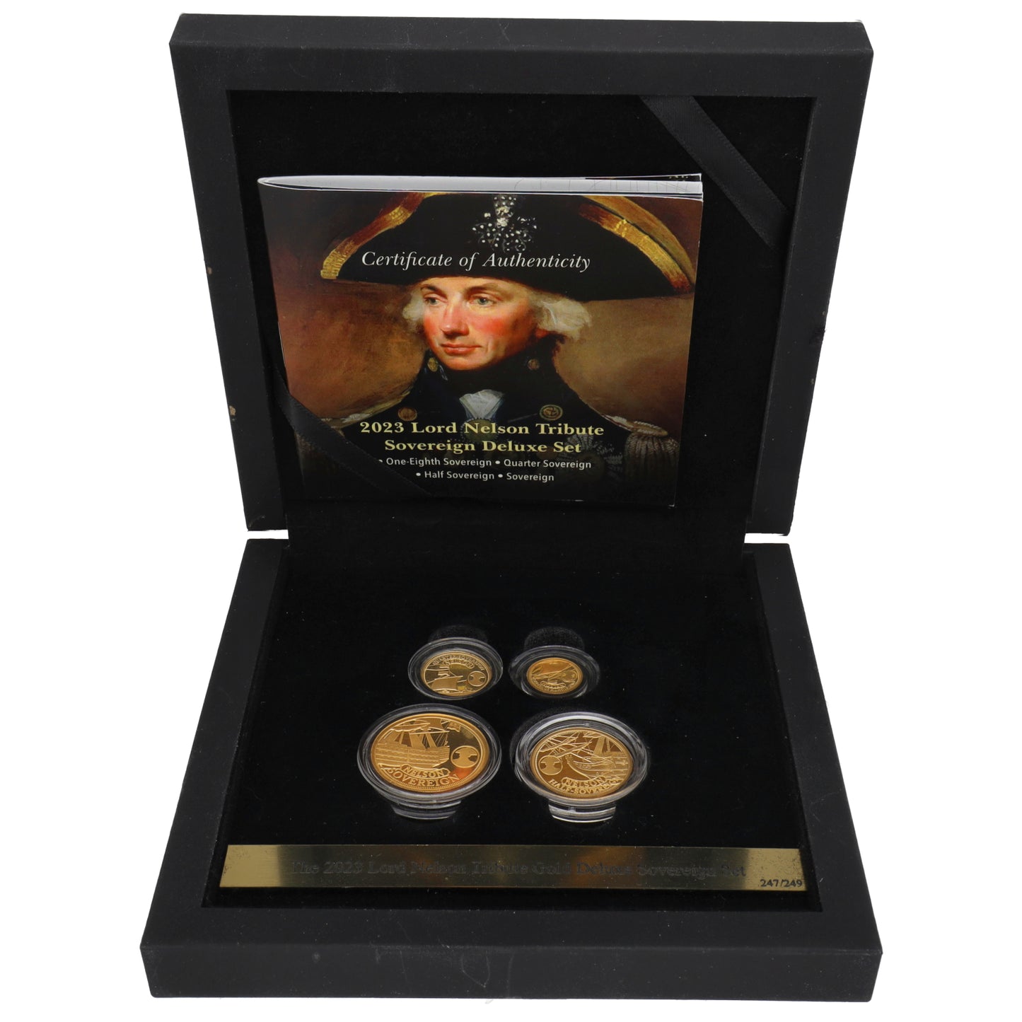 22ct Gold Lord Nelson Sovereign Coin Collection 2023