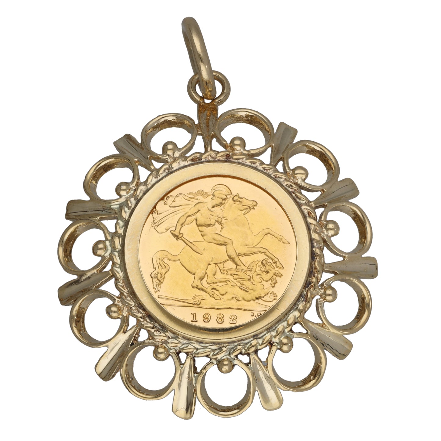 9ct Gold Coin Pendant