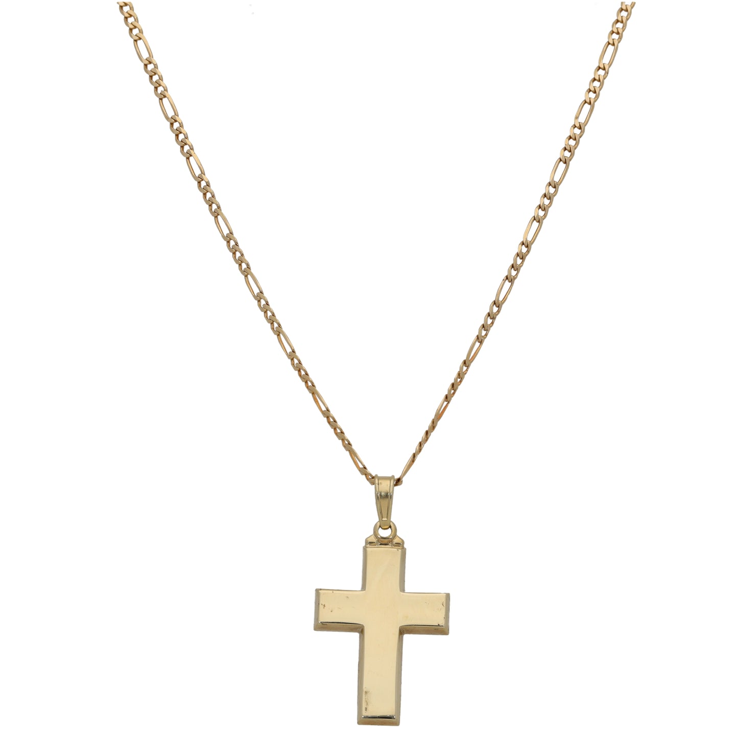 9ct Gold Cross Pendant With Chain