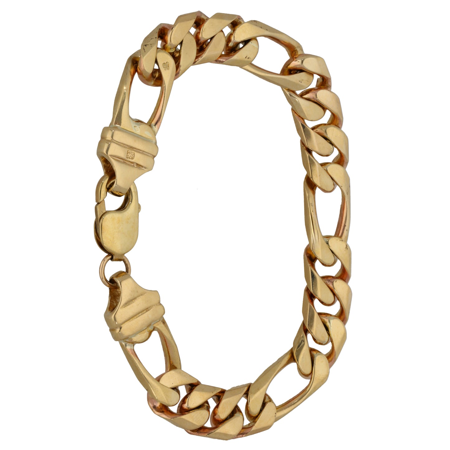 9ct Gold Figaro Bracelet