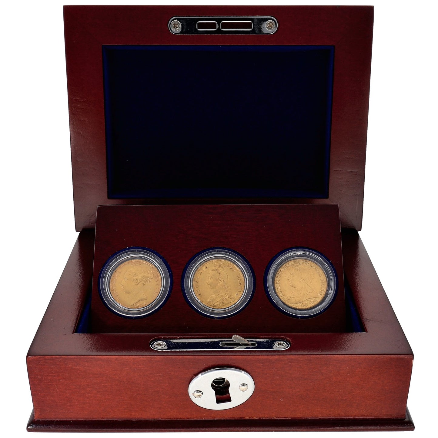 22ct Gold Queen Victoria Half Sovereign Coin Set