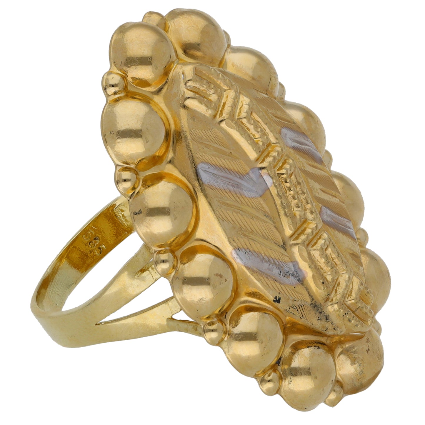 14ct Gold Alternative Ring Size O