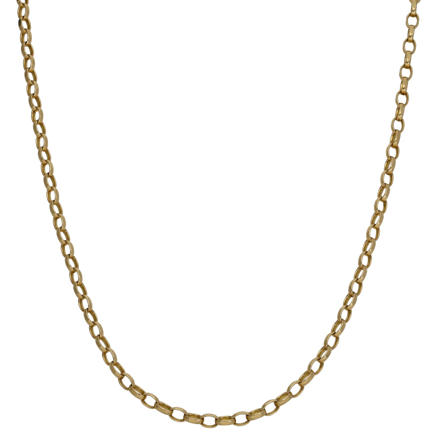 9ct Gold Belcher Chain 18"