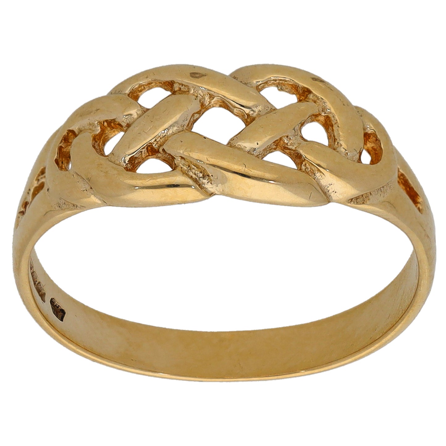 9ct Gold Alternative Ring Size O