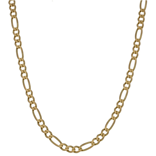 9ct Gold Figaro Chain 20"