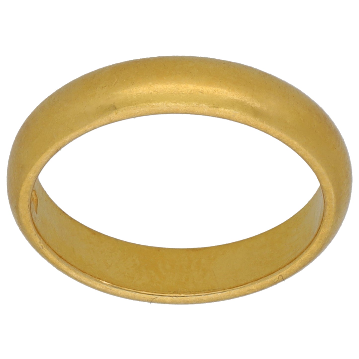 22ct Gold Plain Wedding Ring Size K