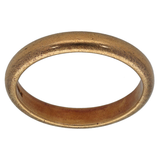 22ct Gold Plain Wedding Ring Size T