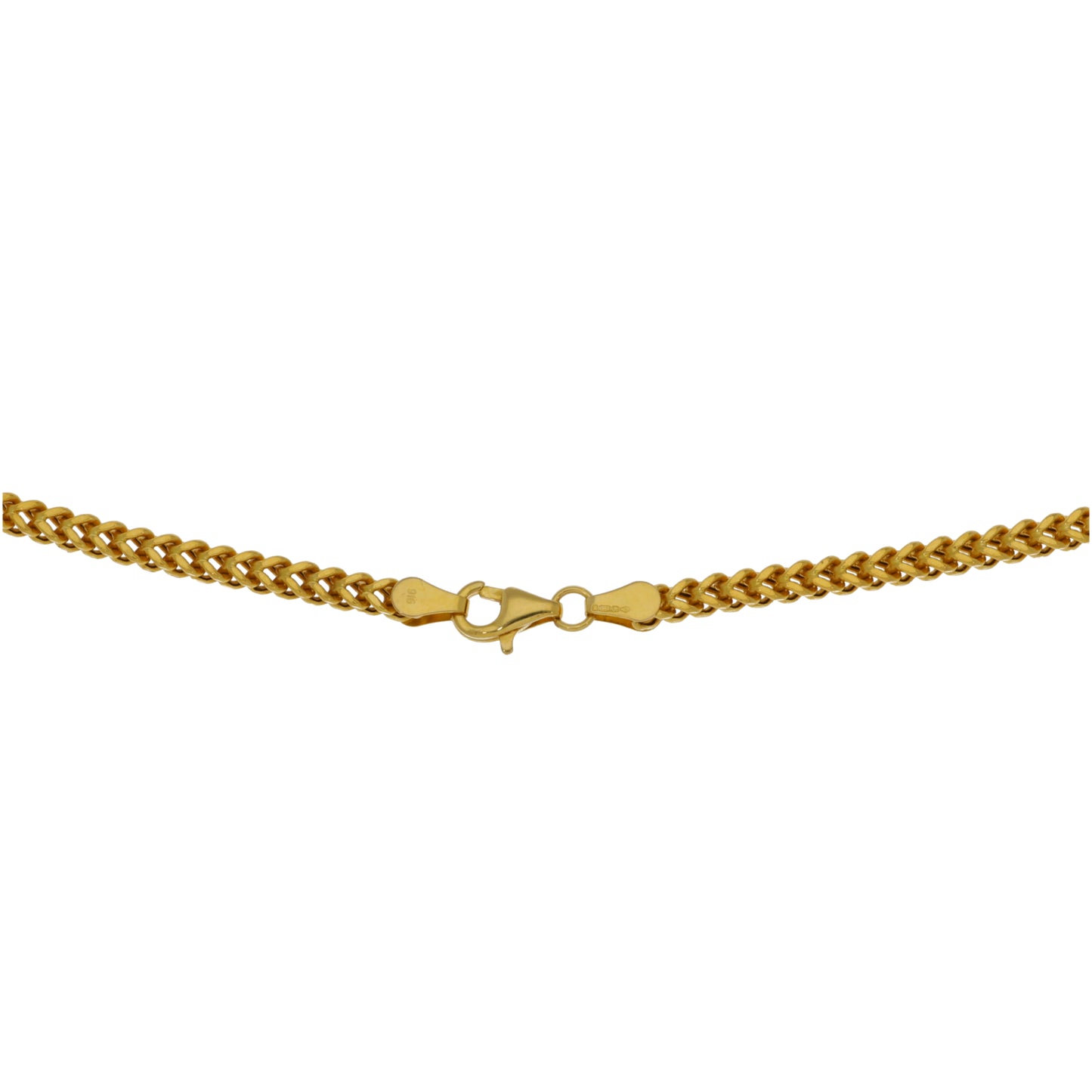 22ct Gold Box Chain 16"