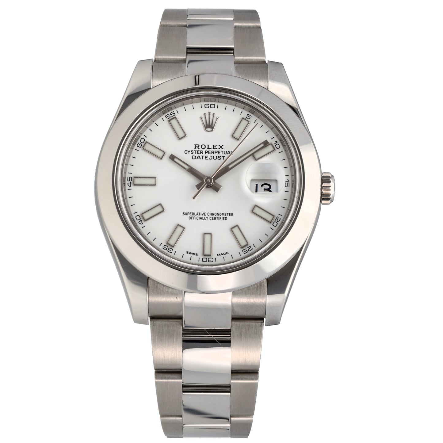 Rolex Datejust II 116300 41mm Stainless Steel Watch