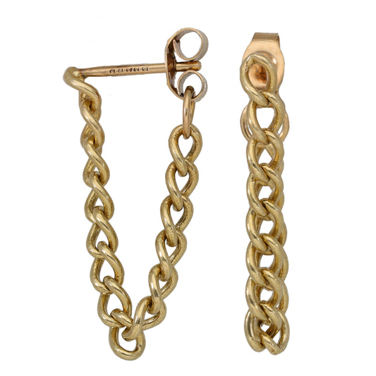 9ct Gold Drop Earrings
