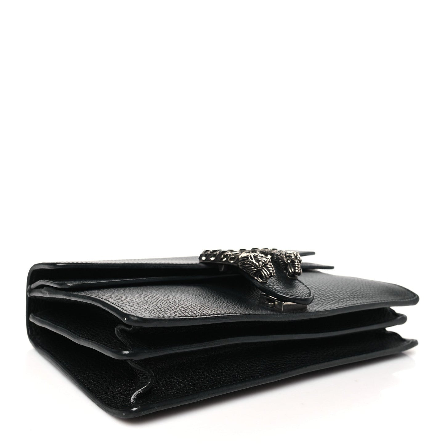 Gucci Dionysus Pebbled Calfskin Leather Bag - Black