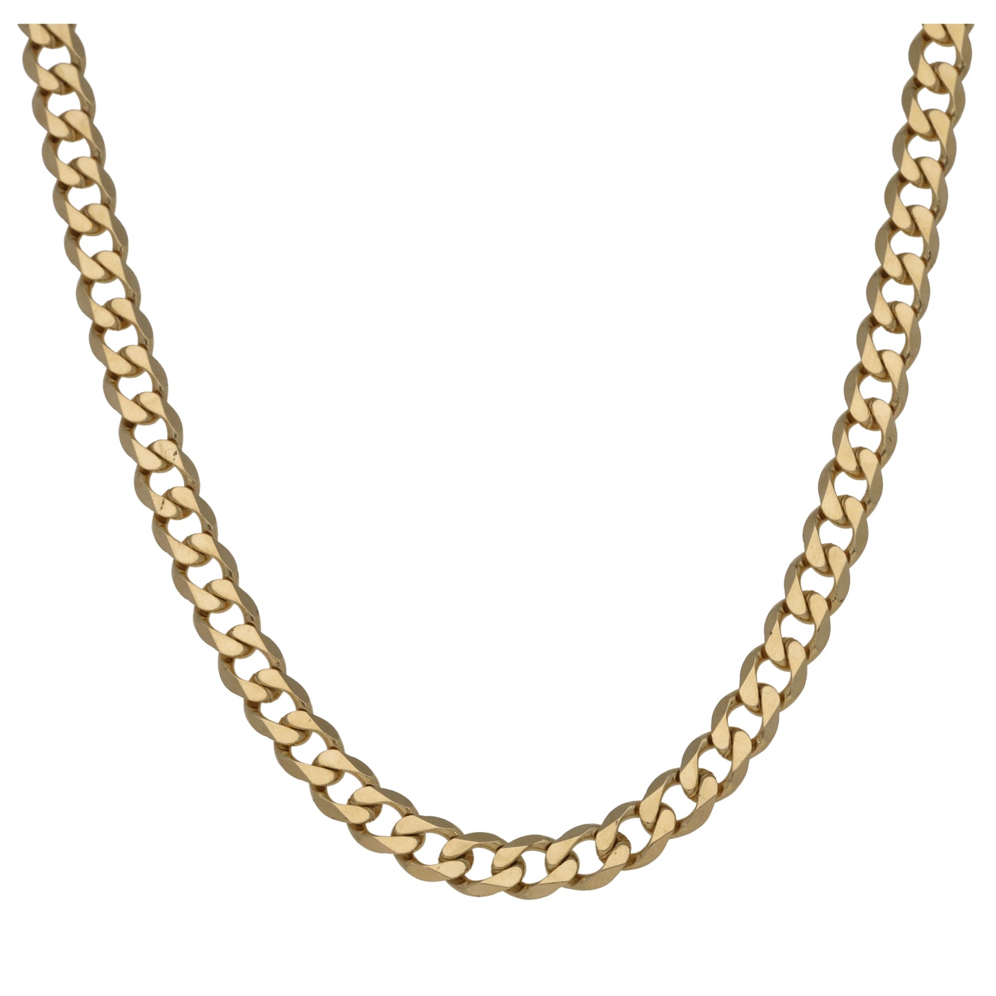 9ct Gold Curb Chain 20"