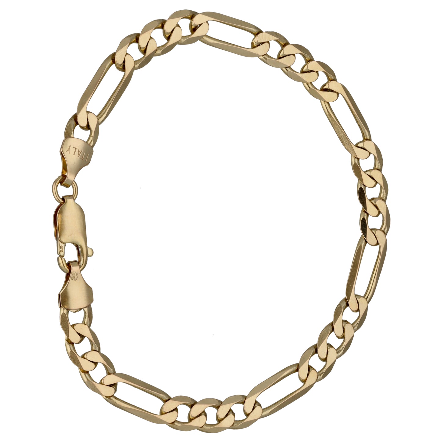 9ct Gold Figaro Bracelet