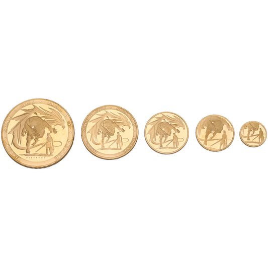 22ct Gold Into The Dragons Lair Sovereign Coin Collection 2019