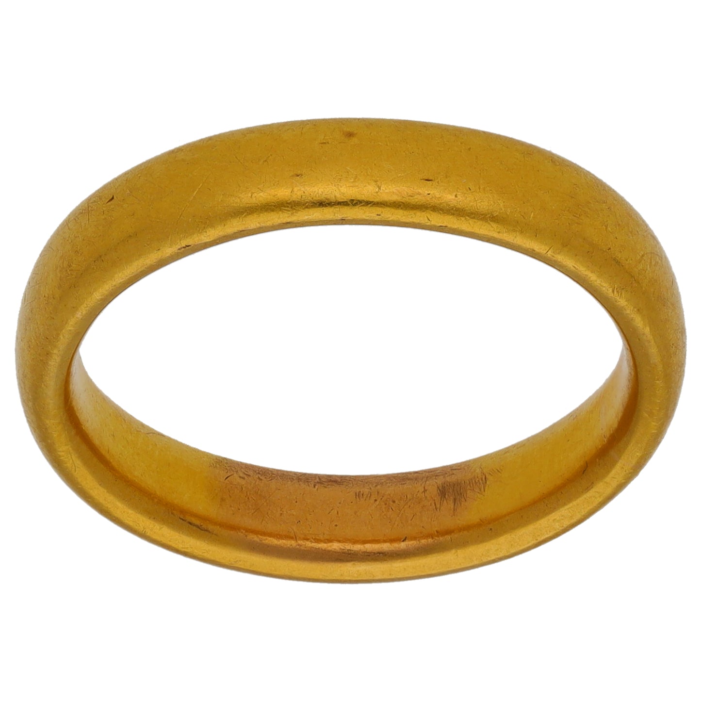 22ct Gold Plain Wedding Ring Size P