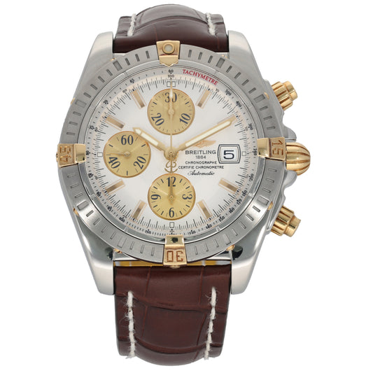 Breitling Chronomat Evolution B13356 43mm Bi-Colour Watch