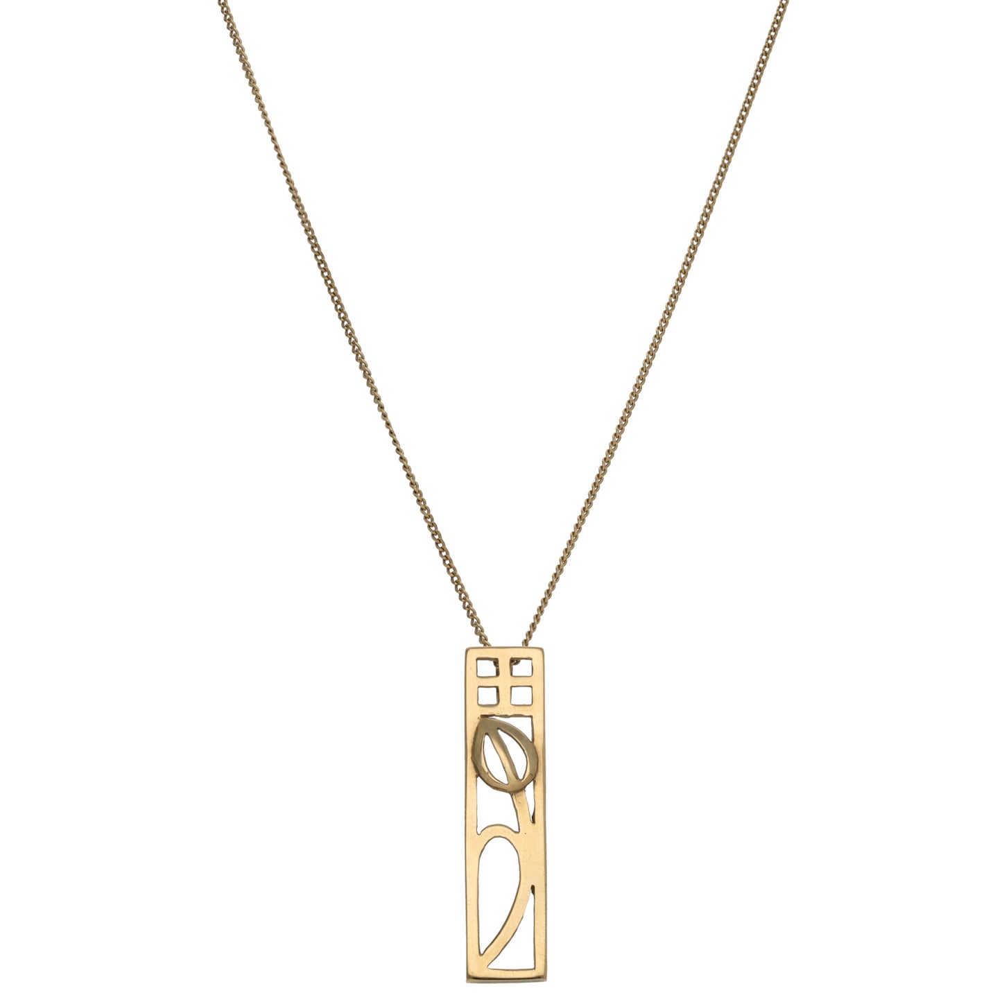 9ct Gold Alternative Pendant With Chain