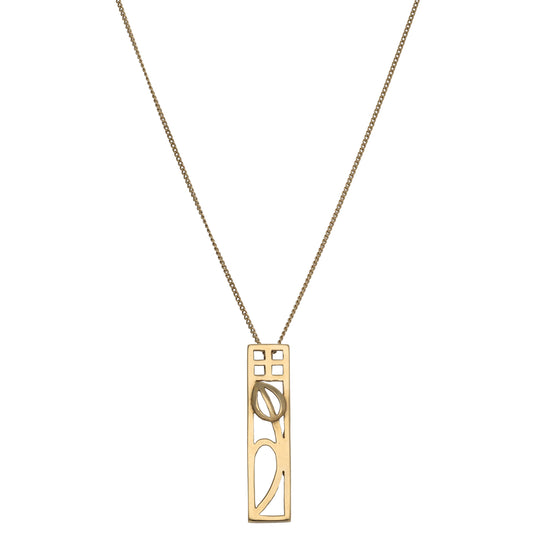 9ct Gold Alternative Pendant With Chain
