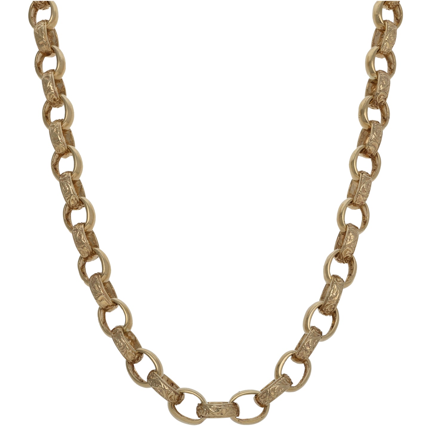 9ct Gold Belcher Chain 20"