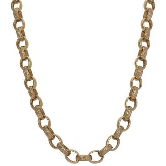 9ct Gold Belcher Chain 20"