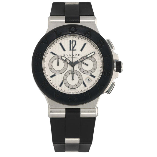 Bvlgari Diagono DG42SVCH 42mm Stainless Steel Watch