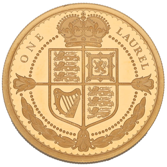 22ct Gold King Charles III One Laurel Coin 2025