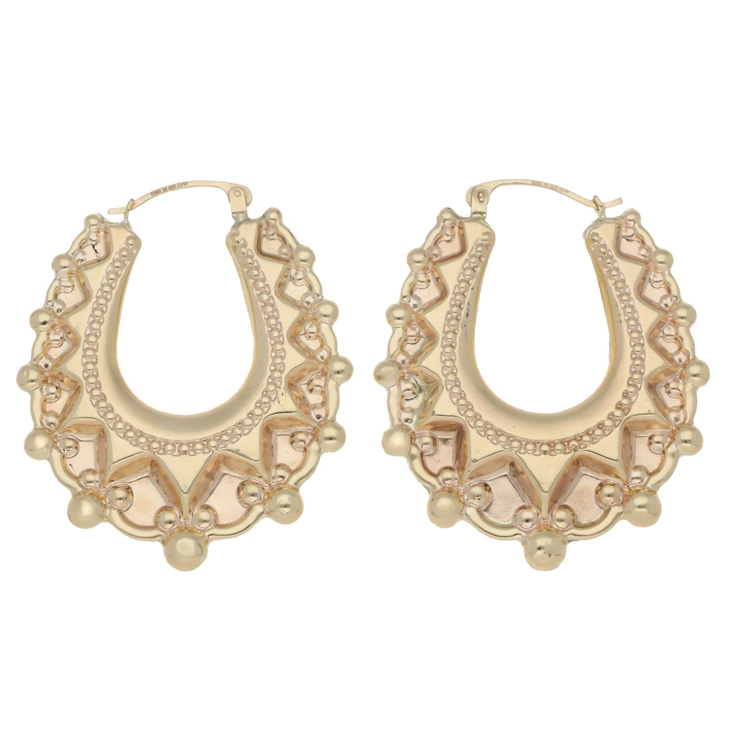 9ct Gold Creole Earrings