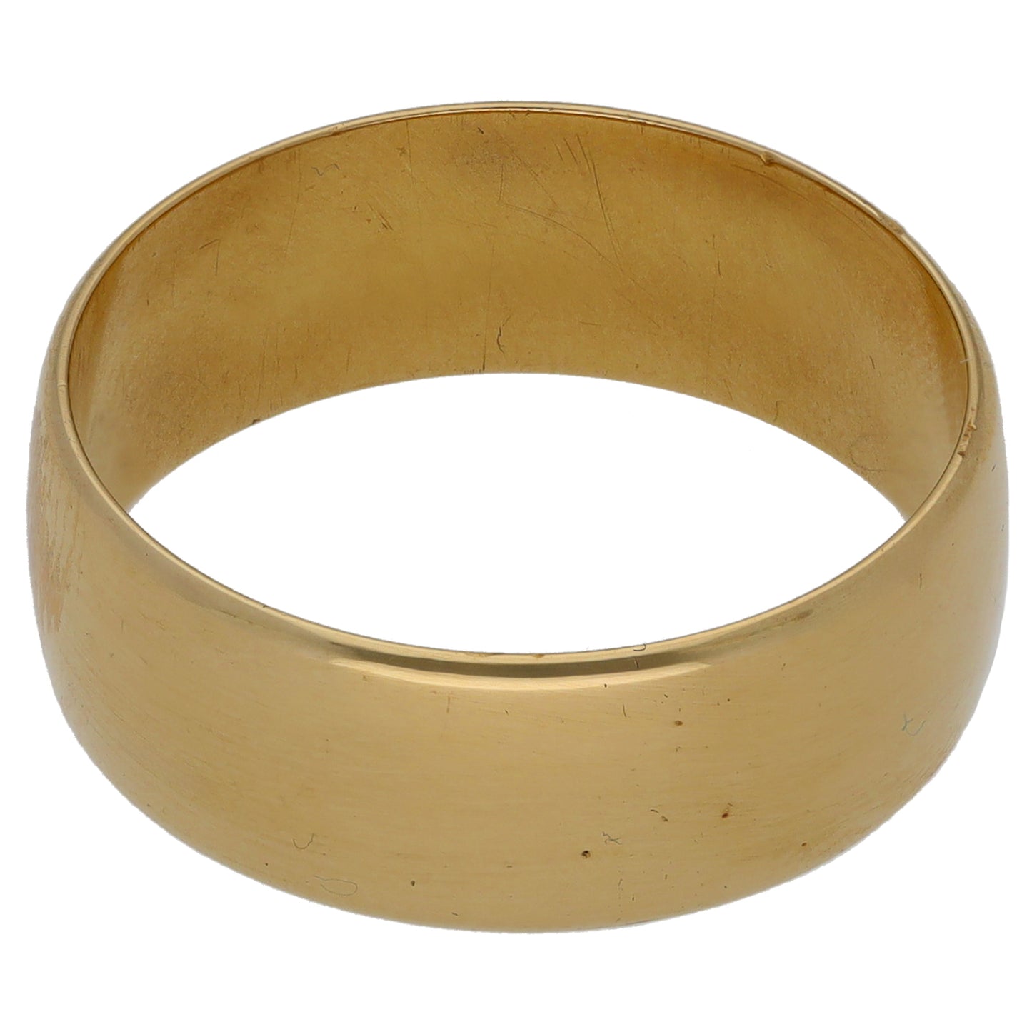 9ct Gold Plain Wedding Ring Size T