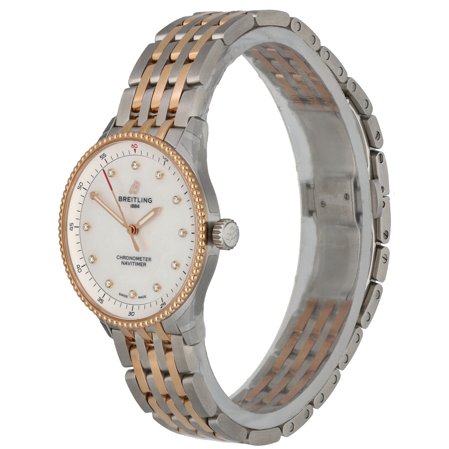 Breitling Navitimer U77320 32mm Bi-Colour Watch (Ex-Display)