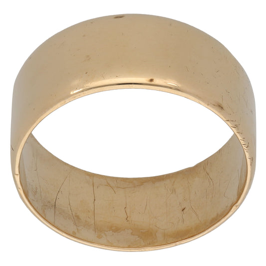 9ct Gold Plain Wedding Ring Size U