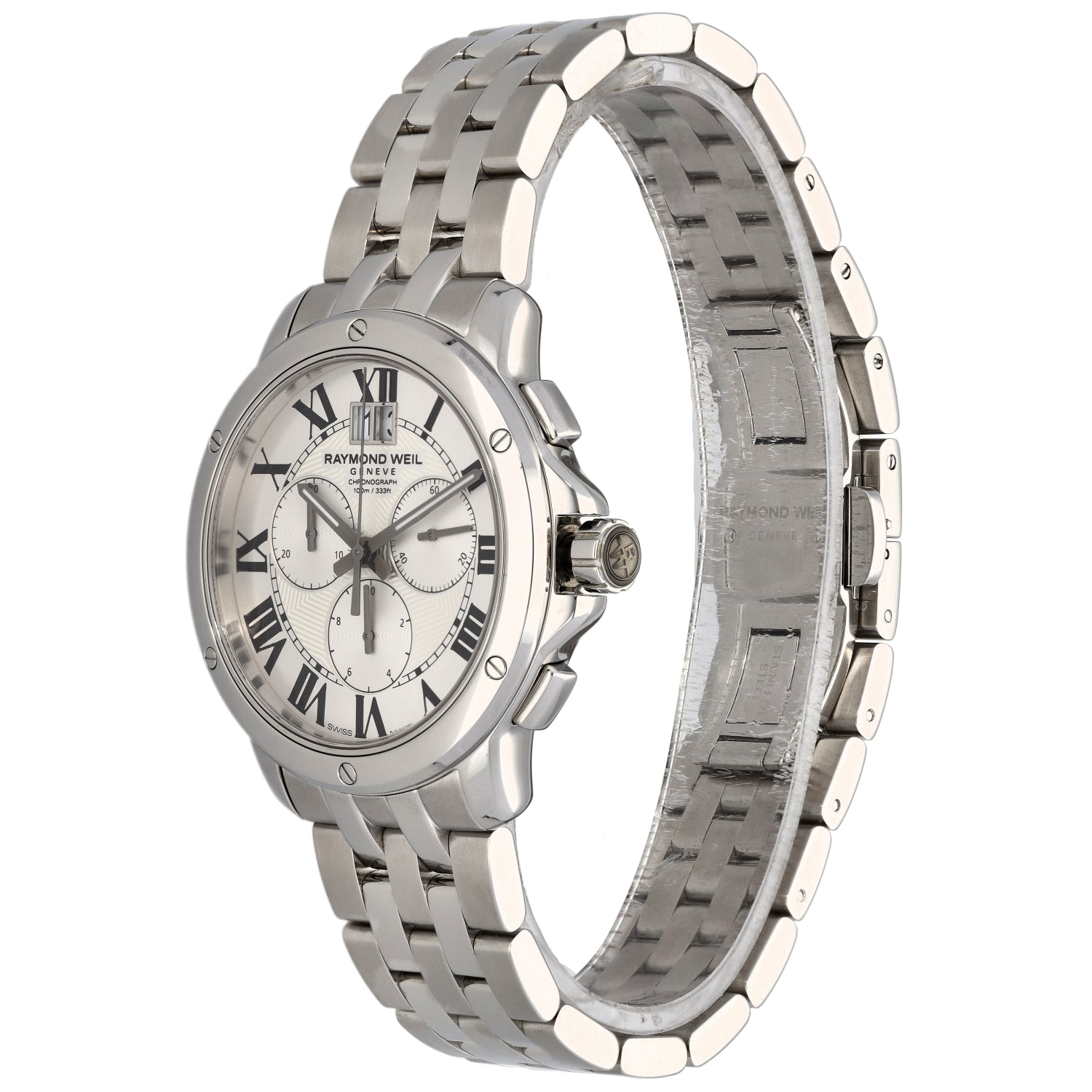 Raymond Weil Tango 4891 40mm Stainless Steel Watch H&T